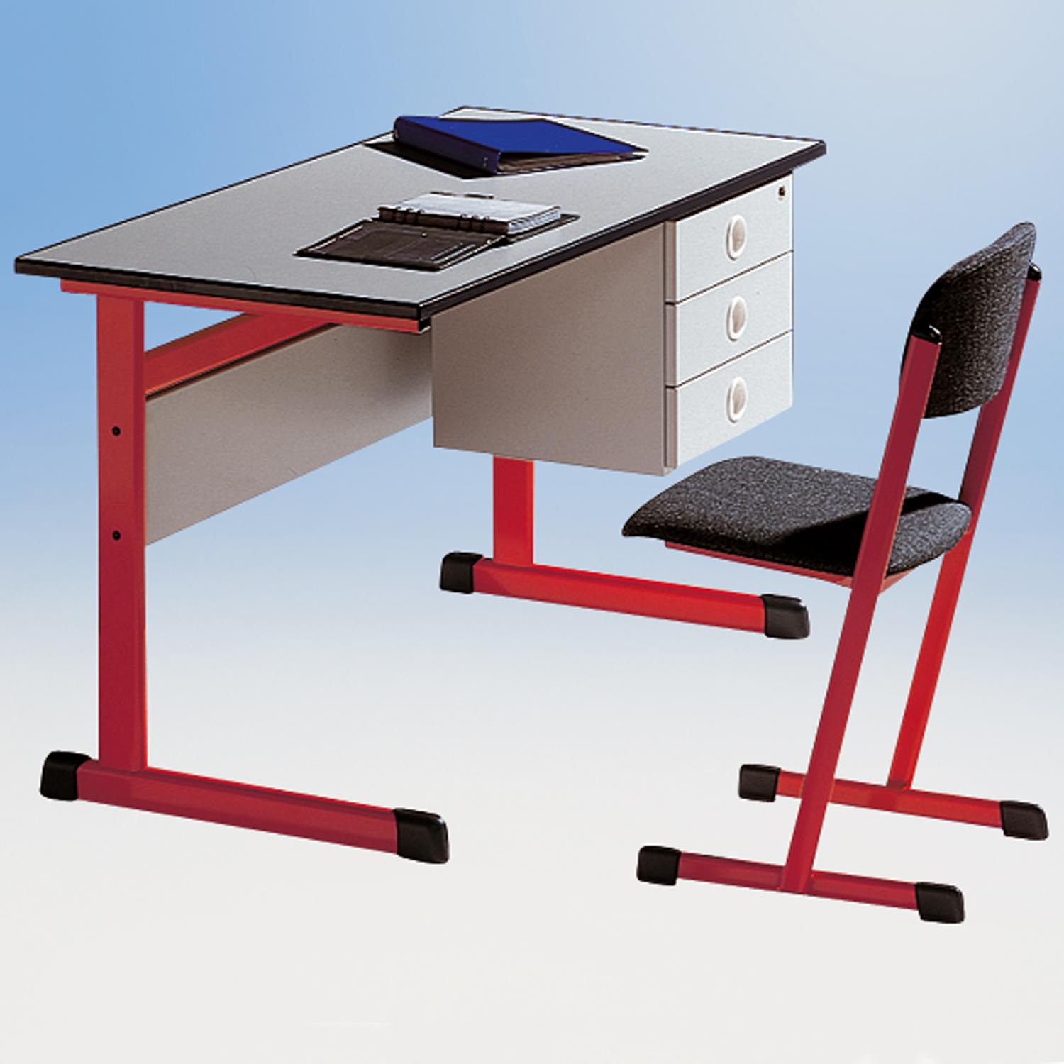 Lerarentafel uit de TL-K serie met een melamine gecoat blad