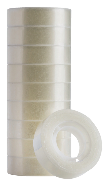 Plakband Quantore 15mmx33m transparant Plakband Quantore 15mmx33m transparant