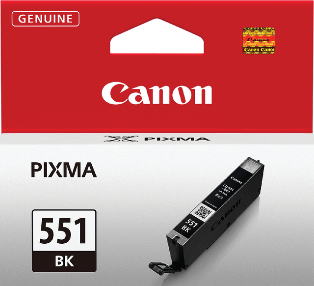 Inktcartridge Canon CLI-551 zwart Inktcartridge Canon CLI-551 zwart