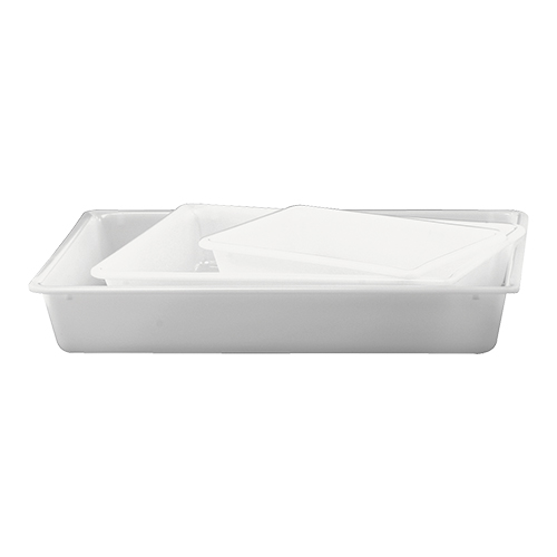 Denox Restbak kunststof wit 53x38x85cm 12ltr per stuk
