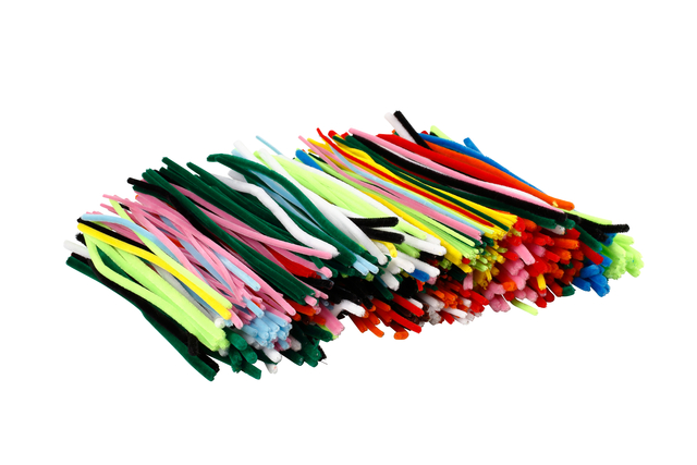 Chenilledraad Creativ Company 30cm dikte 4, 6, 9mm 700 stuks assorti