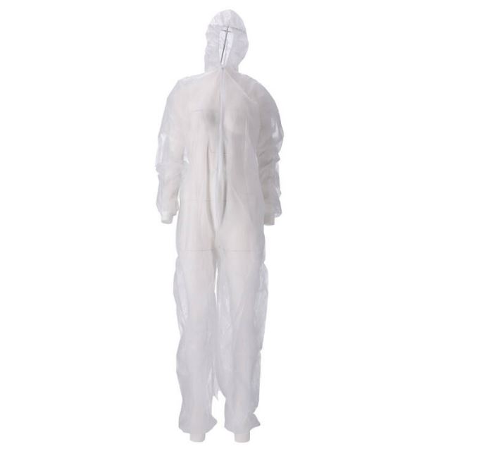 CMT Coverall  Non Woven PP Wit Maat M doos 50 stuks