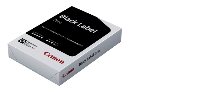 Kopieerpapier Canon Black Label Zero A4 80gr wit 500 vel Kopieerpapier Canon Black Label Zero A4 80gr wit 500 vel