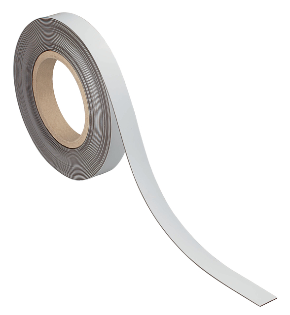 Magneetband MAUL beschrijf- wisbaar 10mx20mmx1mm wit Magneetband MAUL beschrijf- wisbaar 10mx20mmx1mm wit