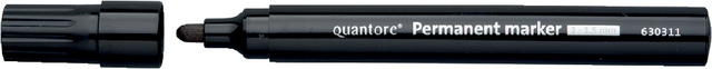 Permanent marker Quantore rond 1-1.5mm zwart Permanent marker Quantore rond 1-1.5mm zwart