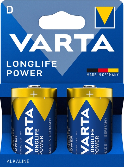 Batterij Varta Longlife Power 2x D Batterij Varta Longlife Power 2x D
