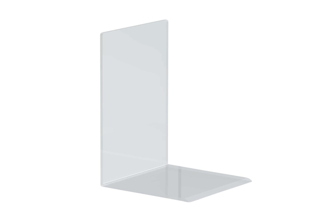 Boekensteun MAUL acryl 12x12x17cm set 2 glashelder Boekensteun MAUL acryl 12x12x17cm set 2 glashelder