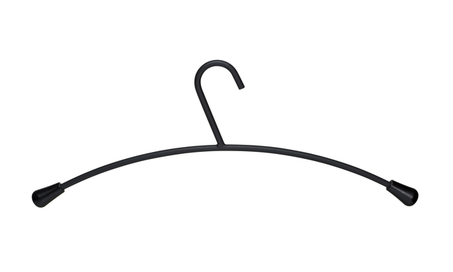 Kledinghanger MAUL metaal 460x190mm zwart 5 stuks Kledinghanger MAUL metaal 460x190mm zwart 5 stuks