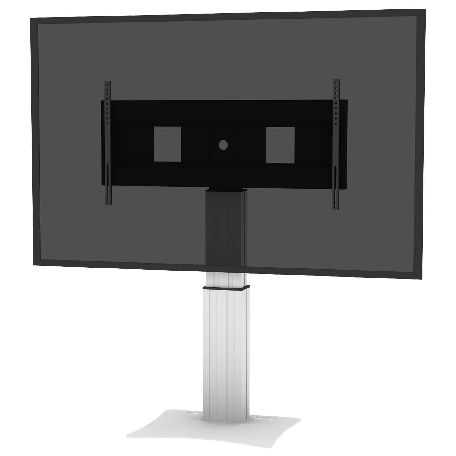 Elektrisch in hoogte verstelbare XL monitorstandaard, 50 cm slag