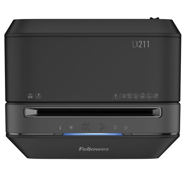 Papiervernietiger Fellowes Powershred LX211 snippers 2x12mm zwart