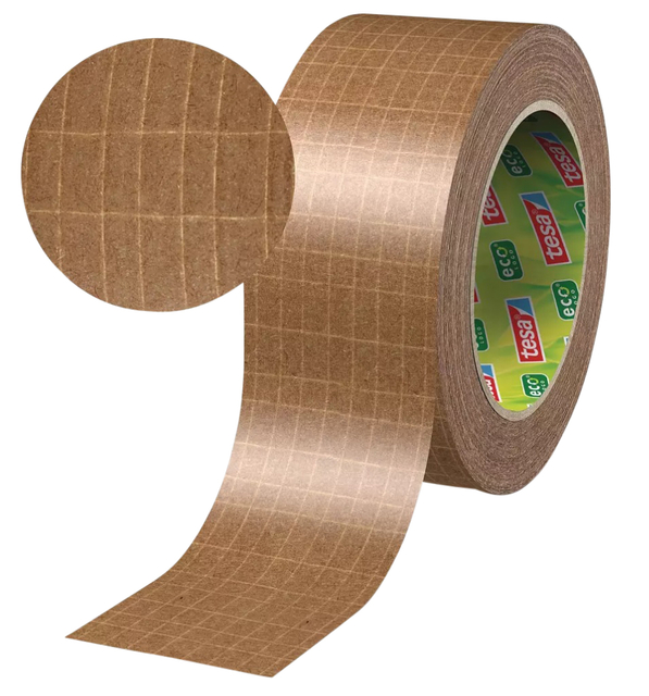 Verpakkingstape Tesa 56000 Eco papier ultra strong 50mmx25m