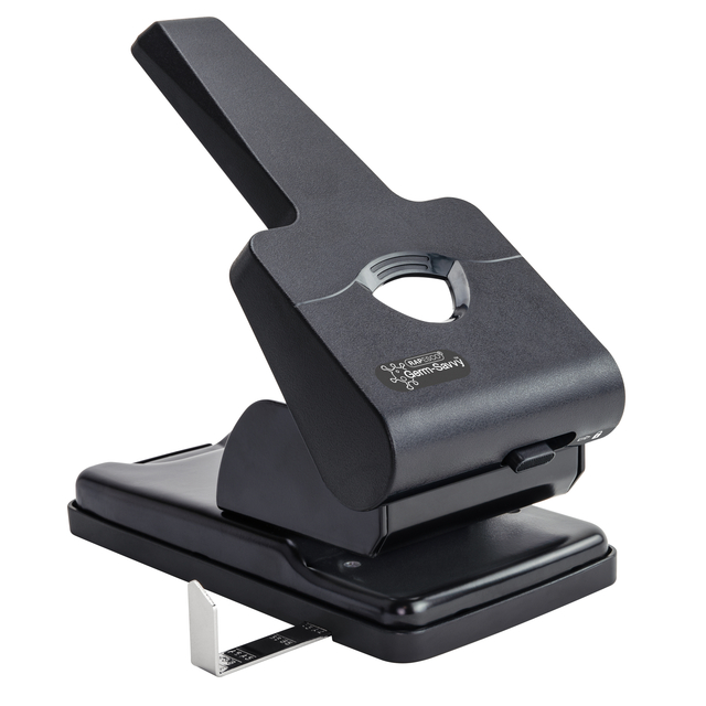 Perforator Rapesco Germ-Savvy Heavy Duty HD865-P antibacterieel 2-gaats zwart Perforator Rapesco Germ-Savvy Heavy Duty HD865-P antibacterieel 2-gaats zwart