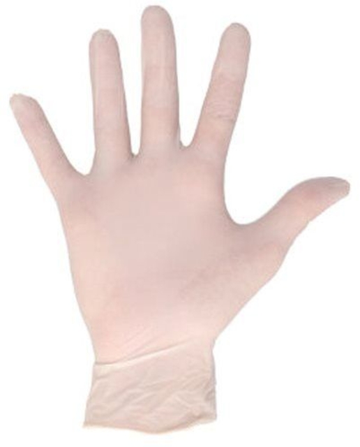 wrijfdhandschoen, latexvrije handschoen, poedervrije handschoen, nude kleur, handligging