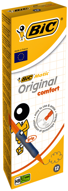 Vulpotlood Bic Matic original comfort grip HB 0.7mm Vulpotlood Bic Matic original comfort grip HB 0.7mm