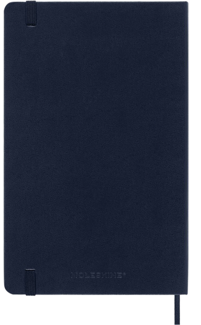 Notitieboek Moleskine large 130X210mm lijn hard cover sapphire blue