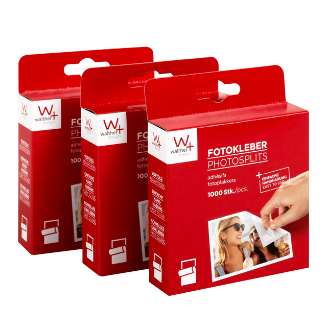 Fototape walther design 10x12mm 3x1000 stuks Fototape walther design 10x12mm 3x1000 stuks