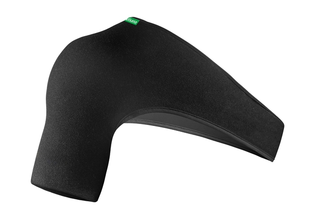 kniebrace, neopreen, zwart, compressiebandage, anatomische pasvorm