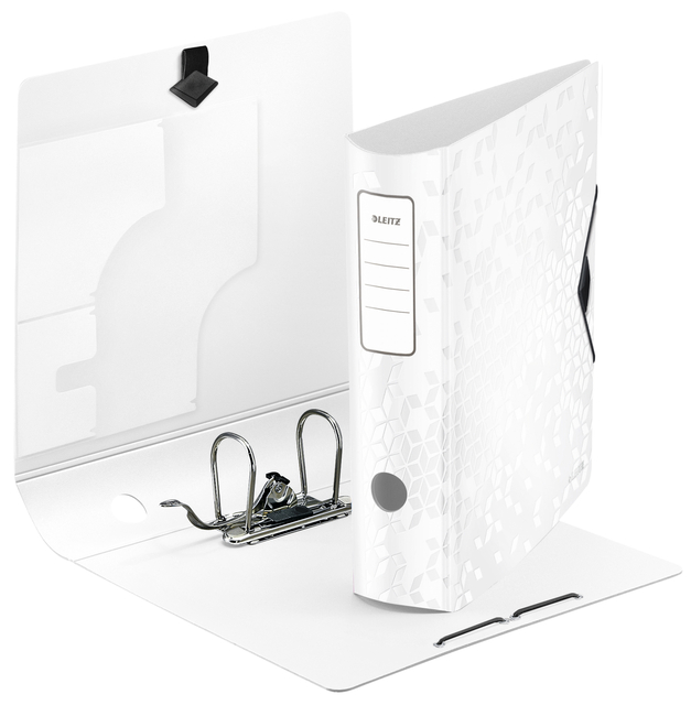 Ordner Leitz WOW active 180° 80mm PP A4 wit Ordner Leitz WOW active 180° 80mm PP A4 wit