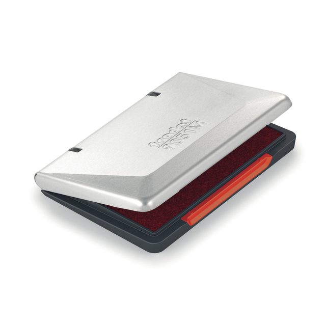Inktkussen Trodat metaal 9051M 90x50mm rood