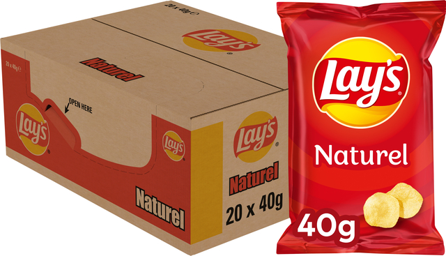 Chips Lay's Naturel 40gr Chips Lay's Naturel 40gr