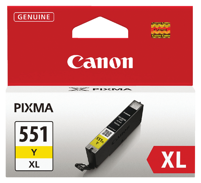 Inktcartridge Canon CLI-551XL geel Inktcartridge Canon CLI-551XL geel