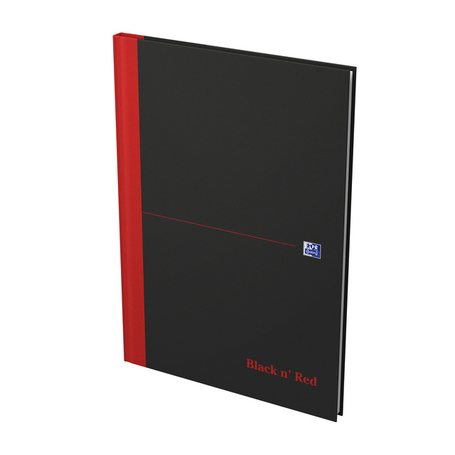 Notitieboek Oxford Black n' Red A4 96vel lijn Notitieboek Oxford Black n' Red A4 96vel lijn