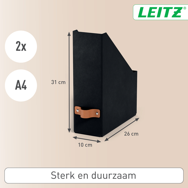 mappe, binders, A4, duurzaam, leer