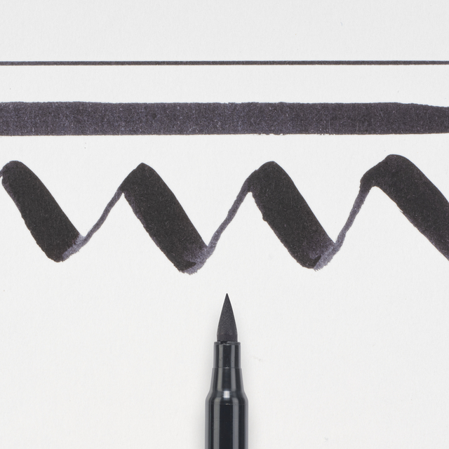 Brushpen Sakura Koi WaterBrush klein reservoir transparant