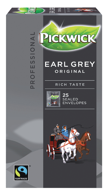 Thee Pickwick Fair Trade earl grey 25x2gr Thee Pickwick Fair Trade earl grey 25x2gr