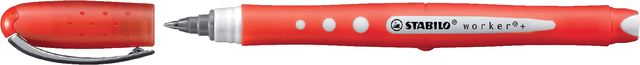Rollerpen STABILO worker colorful 2019/40 medium rood Rollerpen STABILO worker colorful 2019/40 medium rood