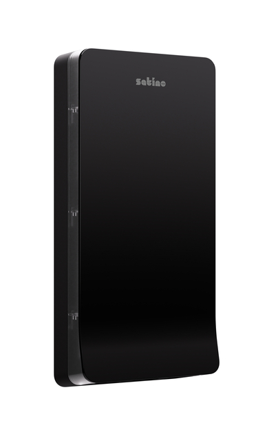 Handdoekdispenser Satino PT2 Hyginity XL zwart 333409 Handdoekdispenser Satino PT2 Hyginity XL zwart 333409