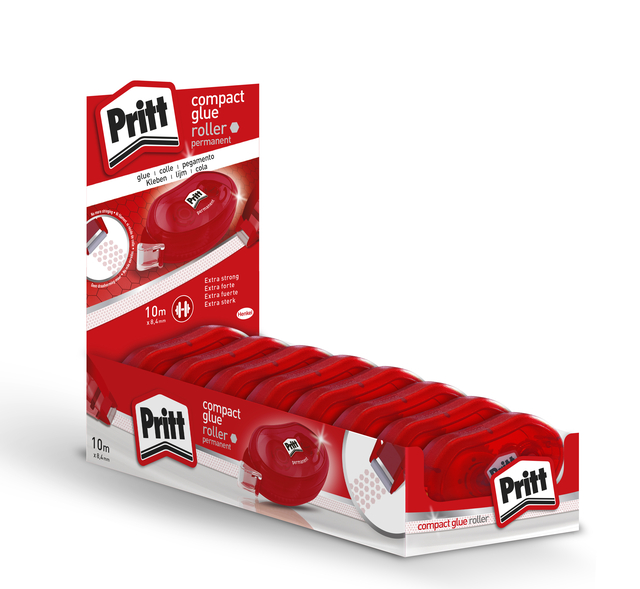 Lijmroller Pritt Compact permanent 10m