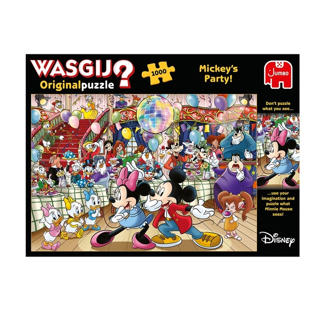 Puzzel Wasgij Original Mickey's Party 1000 stukjes
