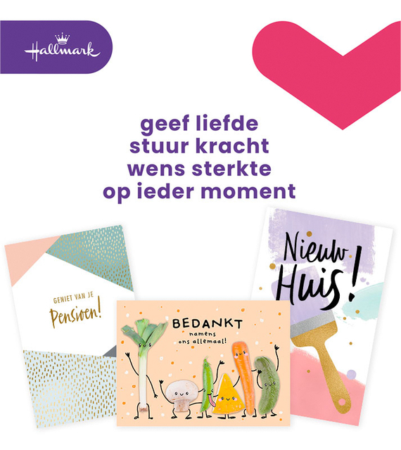 Wenskaart Hallmark navulset diversen 12 kaarten Wenskaart Hallmark navulset diversen 12 kaarten