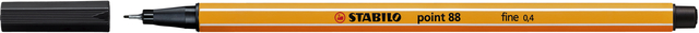 Fineliner STABILO point 88/46 fijn zwart Fineliner STABILO point 88/46 fijn zwart