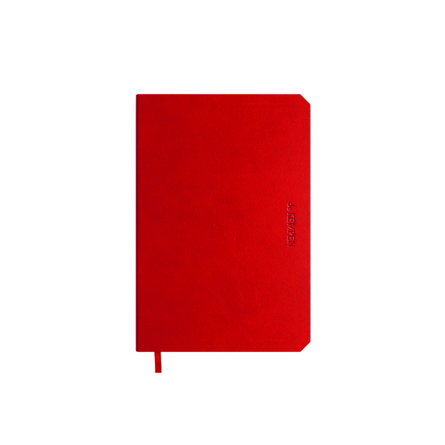 Notitieboek de KEMPEN Poppy 110x160mm blanco 160 pagina's 90gr rood Notitieboek de KEMPEN Poppy 110x160mm blanco 160 pagina's 90gr rood