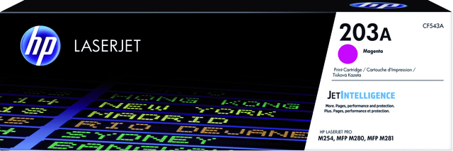 Tonercartridge HP CF543A 203A rood Tonercartridge HP CF543A 203A rood