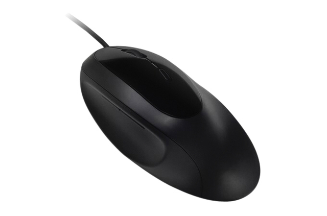muismat, draadverbonden, zwart, kabel, muis