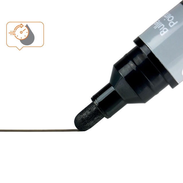 Whiteboardmarker Nobo Liquid ink rond assorti 3mm 4st