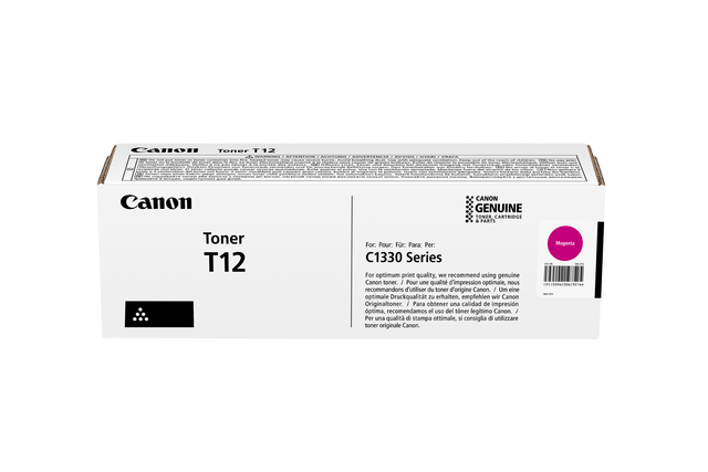 toner, T12, Canon, cartridge, magenta