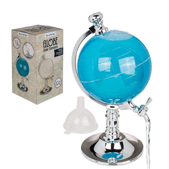 Drankdispenser - Wereldbol - Dranktap - 3.5L Drankdispenser - Wereldbol - Dranktap - 3.5L