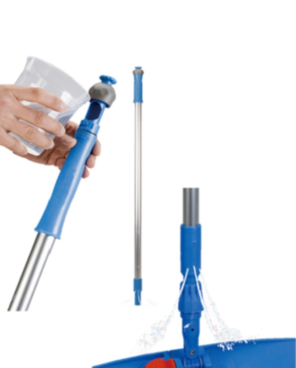 Spray steel aluminium 140cm met interne 05ltr tank. per st