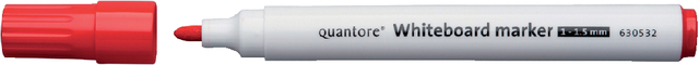 Whiteboardmarker Quantore rond 1-1.5mm rood Whiteboardmarker Quantore rond 1-1.5mm rood