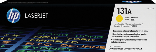 Tonercartridge HP CF212A 131A geel Tonercartridge HP CF212A 131A geel