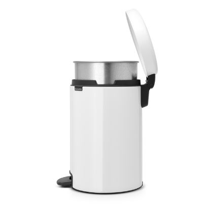 Pedaalemmer Newicon 12 ltr. wit