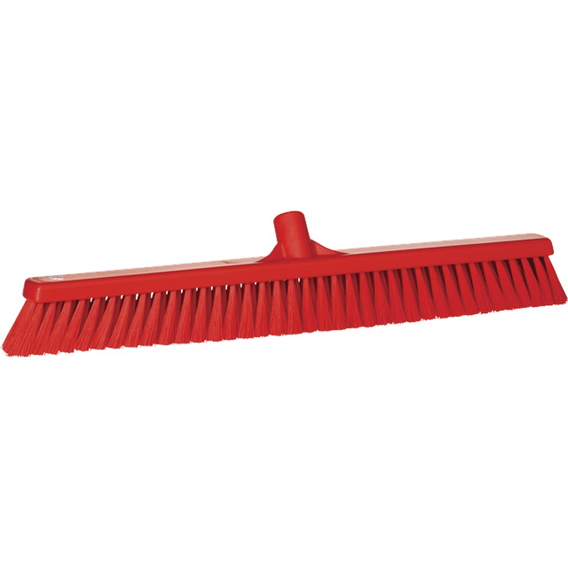 Vikan Combiveger Hard_Zacht Breed Rood 60cm per stuk