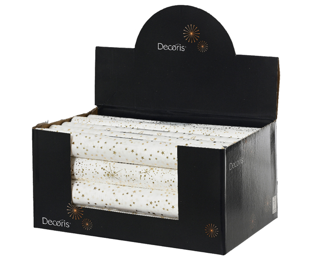 Tafelloper Decoris polyster 200x35cm 3 dessins assorti Tafelloper Decoris polyster 200x35cm 3 dessins assorti