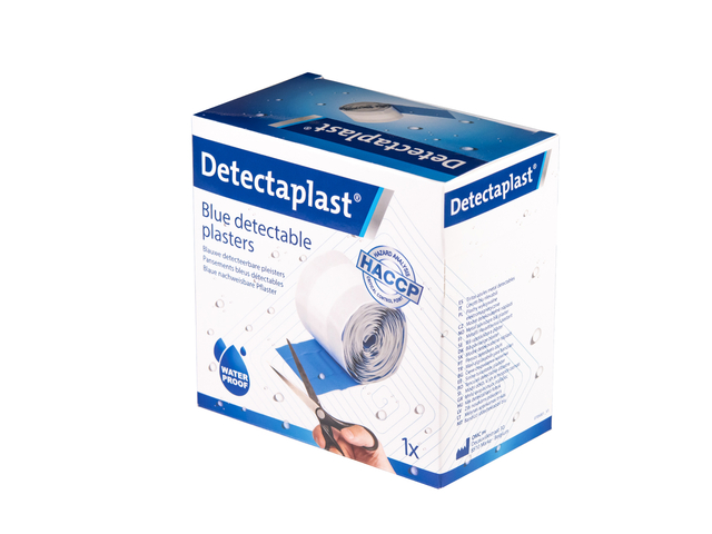 Waterafstotende blauwe pleister Detectaplast 6cmx5m Waterafstotende blauwe pleister Detectaplast 6cmx5m