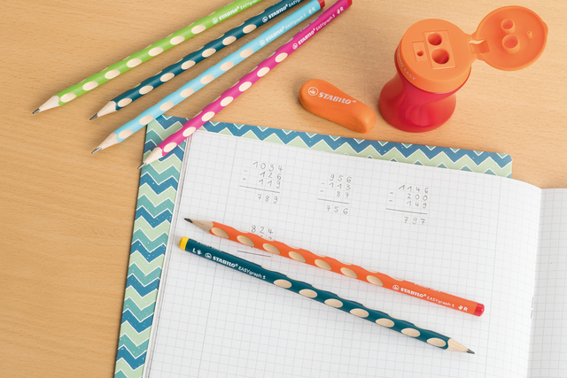 Potlood STABILO Easygraph grafiet 325 HB classpack à 48 stuks