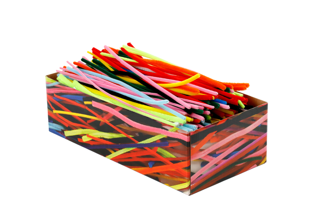 Chenilledraad Creativ Company 30cm dikte 4, 6, 9mm 700 stuks assorti